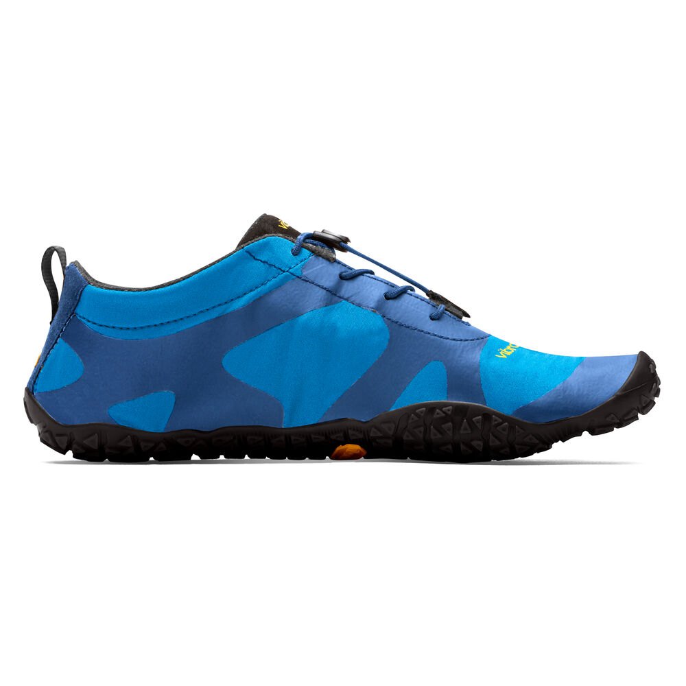 Vibram Five Fingers Mens Hiking Shoes - Blue/Black - V-Alpha - 64512-AYCU